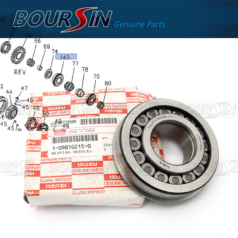 Bearing Counter Shaft RR For ISUZU NQR NPR 98-01, NRR 87-94 M/T Genuine 1-09810-215-0 1098102150
