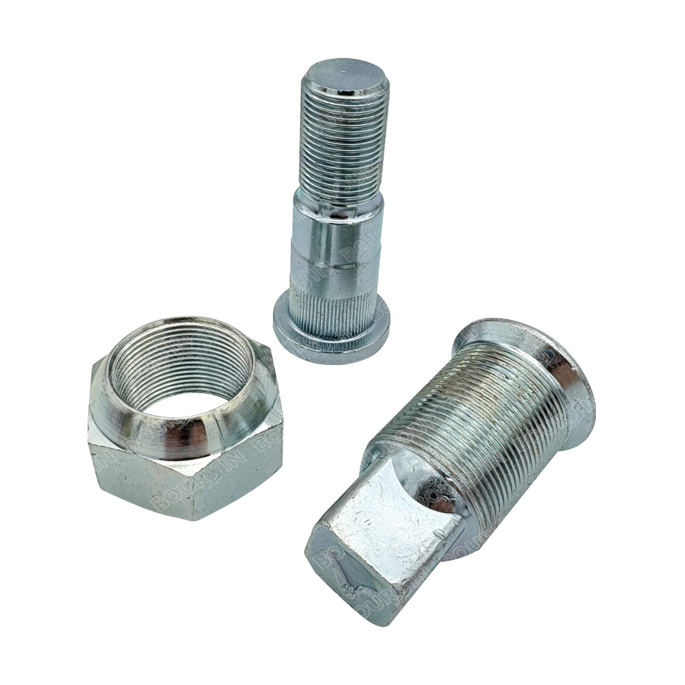 6 Wheel Nuts & Studs Rear Wheel For Isuzu NPR NQR NPR-HD NRR Reach GMC Chevy W3500 W4500 W5500 4HE1 4HK1 4JJ1 4.8L 5.7L 6.0L 3.0L1998-2023