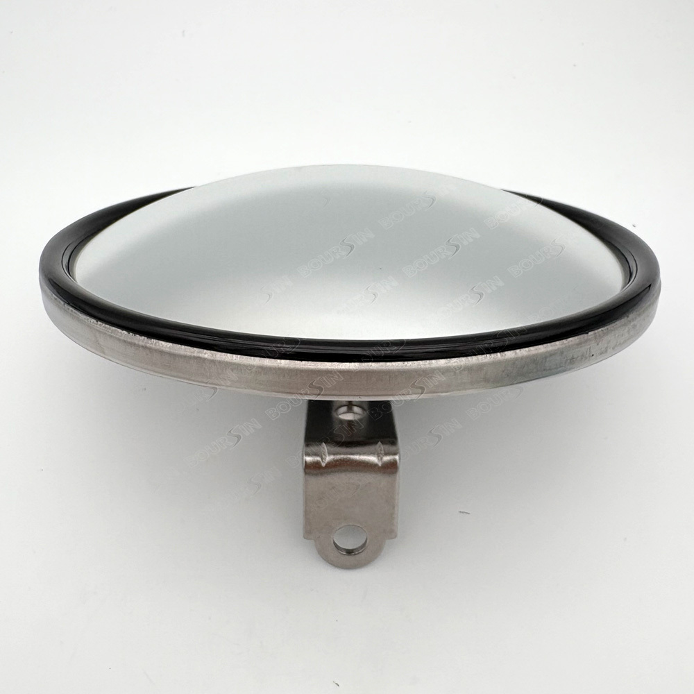 Convex Round Door Mirror Blind Spot For Isuzu NPR NQR NRR FSR FVR FRR GMC Chevrolet W3500 W4500 W5500 Mitsubishi Fuso Canter FE FG Truck Bus Atv Utv Adjustable Brackets