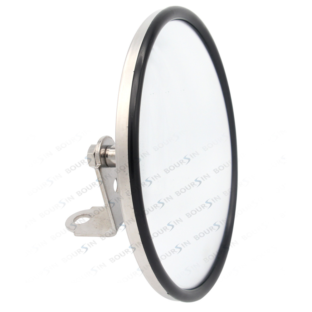Convex Round Door Mirror Blind Spot For Isuzu NPR NQR NRR FSR FVR FRR GMC Chevrolet W3500 W4500 W5500 Mitsubishi Fuso Canter FE FG Truck Bus Atv Utv Adjustable Brackets