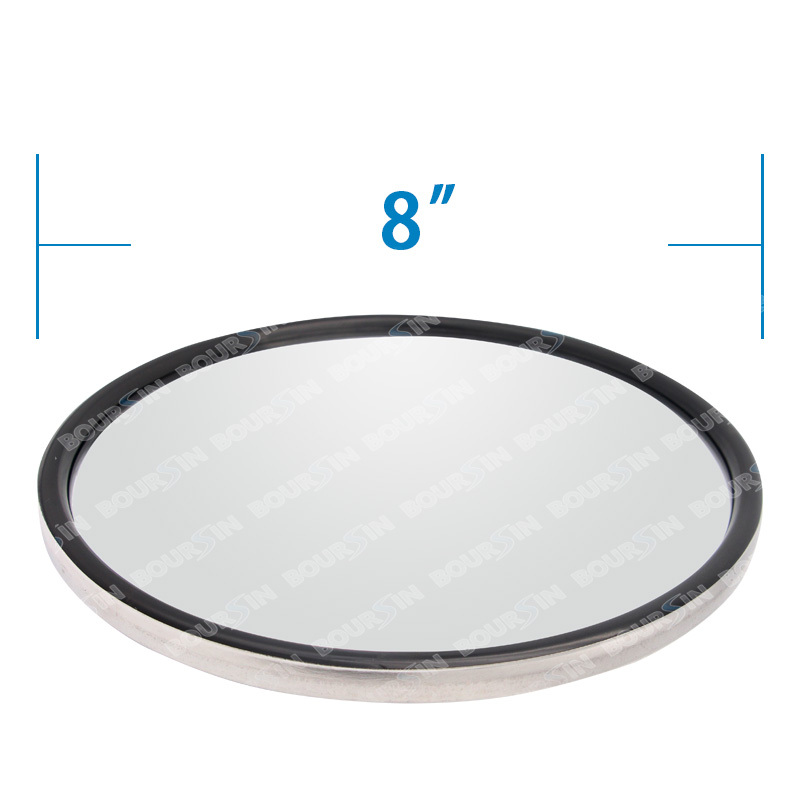 Convex Round Door Mirror Blind Spot For Isuzu NPR NQR NRR FSR FVR FRR GMC Chevrolet W3500 W4500 W5500 Mitsubishi Fuso Canter FE FG Truck Bus Atv Utv Adjustable Brackets