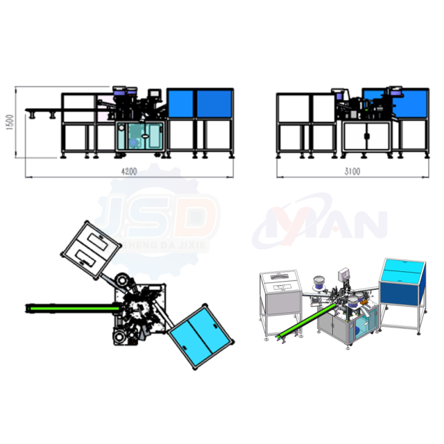 261 Normal Cabinet Hinge Automatic Assembly Machine Line
