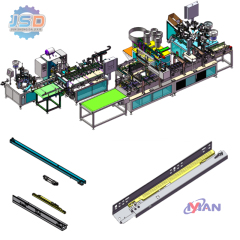 Soft Close Undermount Drawer Slide Full Automatic Assembly Machine