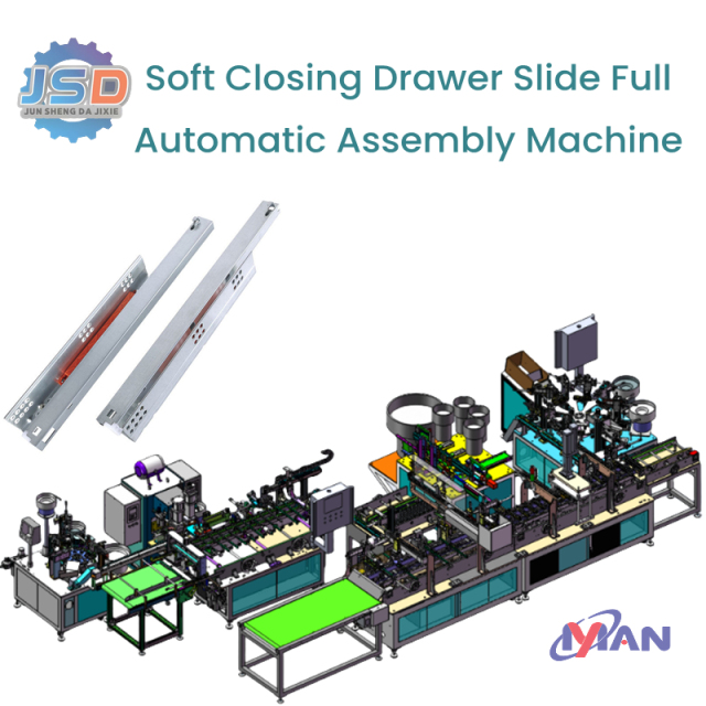 Soft Close Undermount Drawer Slide Full Automatic Assembly Machine