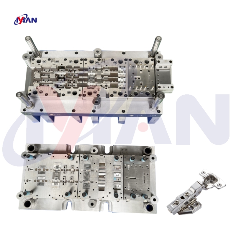 Factory Directly Sale High Precision Progressive Stamping Die Soft Close Hinge High Speed Mold