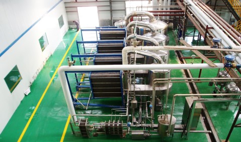 Multi-effect Plate Type Fructo-oligosaccharide Evaporation & Concentration Device