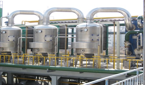 Three-effect plate Wastewater Treatment Evaporation Concentration Device