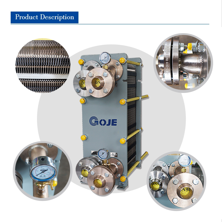 Gasket Type Plate Heat Exchanger M10BW Marine Use