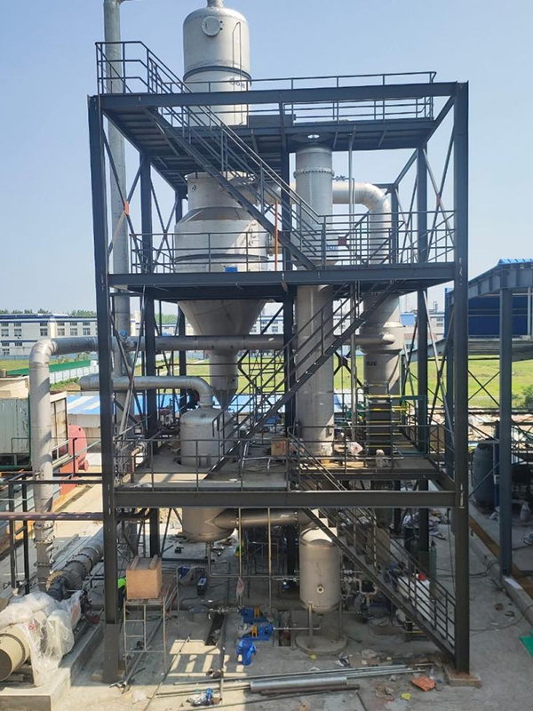MVR Falling Film + Forced Circulation Evaporation and Crystallization