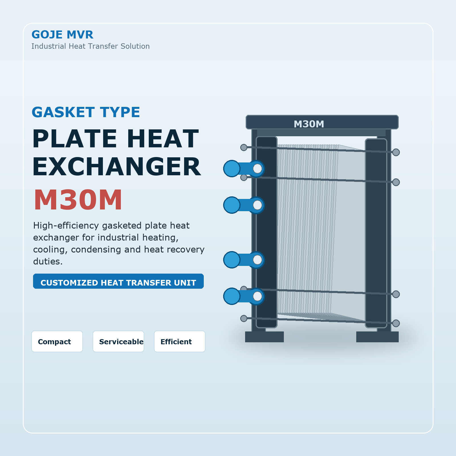 Gasket Type Plate Heat Exchanger M30M