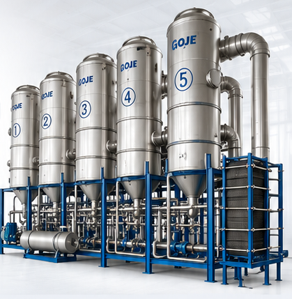 Five-effect TVR Evaporation system