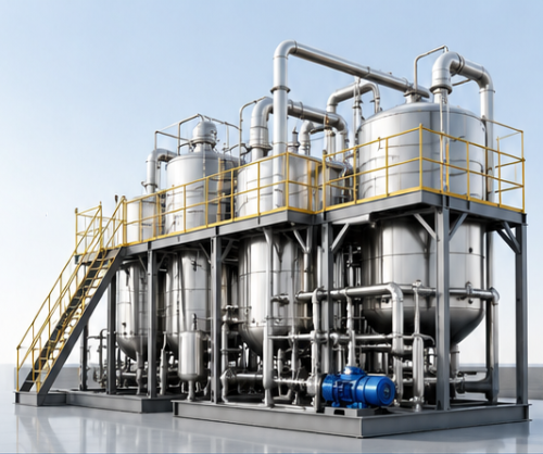 Mannitol MVR Multi-Stage Plate Evaporation Device