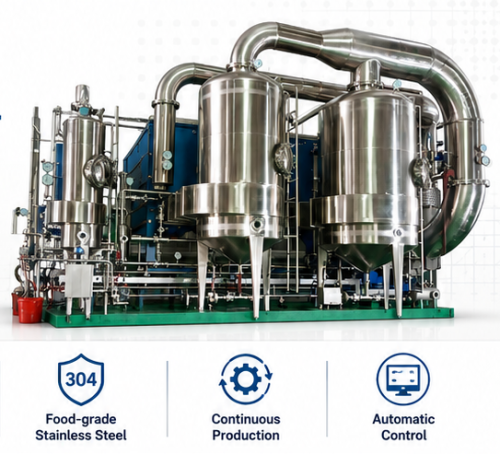 MVT+TVR Plate Sugar Evaporation &amp; Concentration Device