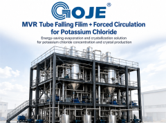 MVR Tube Falling Film + Forced Circulation On Potassium Chloride
