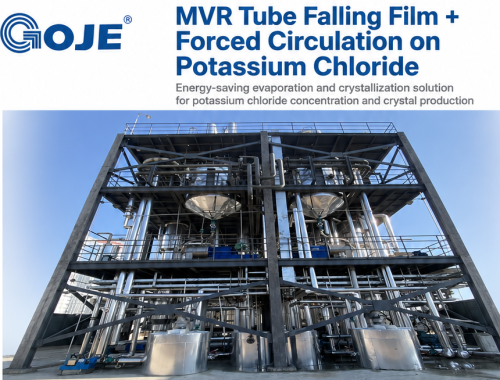 MVR Tube Falling Film + Forced Circulation On Potassium Chloride