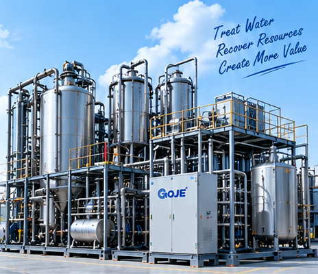 Zero discharge of high organic wastewater