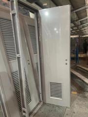 steel fire escape door commercial industrial louver door