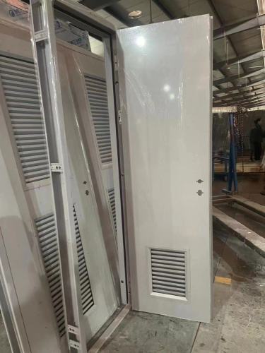 steel fire escape door commercial industrial louver door