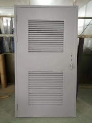 Hot sale steel flush door with louver