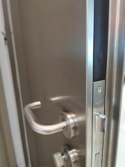 Stainless steel UL Listed 2 Hours fire rated door double fireproof sus304 door