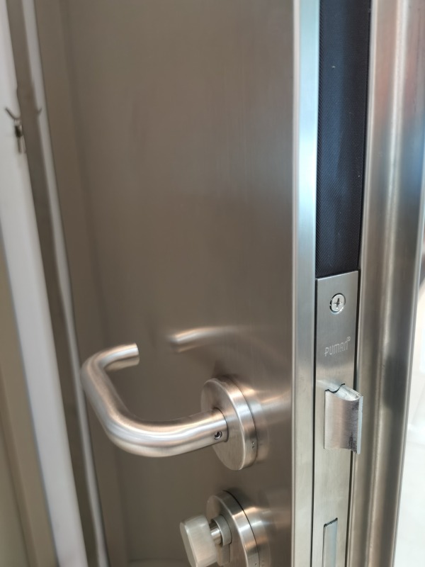 Stainless steel UL Listed 2 Hours fire rated door double fireproof sus304 door