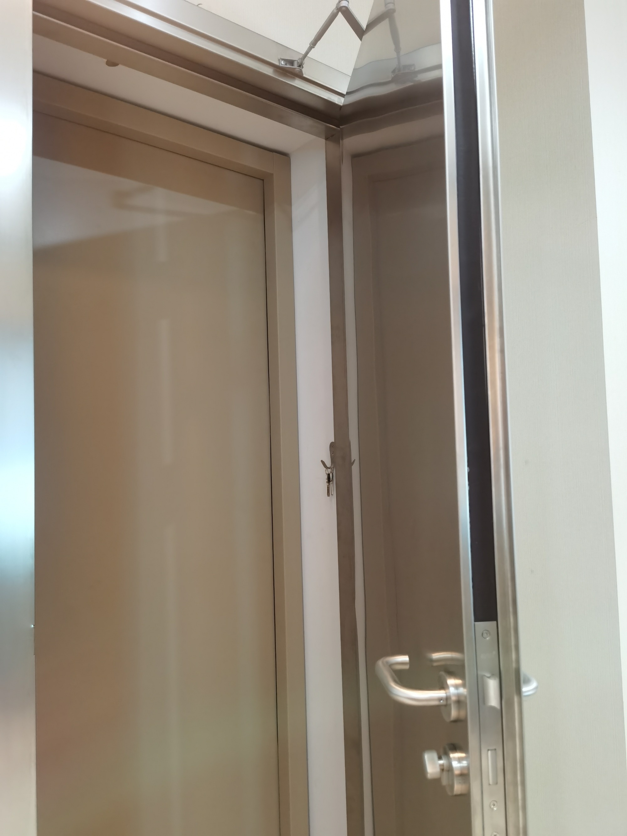 Stainless steel UL Listed 2 Hours fire rated door double fireproof sus304 door
