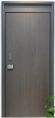 Hollow metal steel front door exterior entrance door