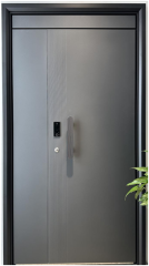 high quality single exterior security steel door