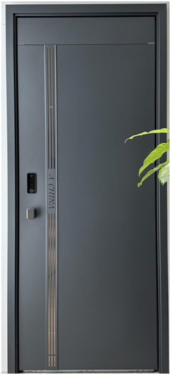 high quality single exterior security steel door