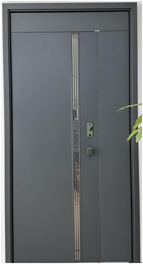 high quality single exterior security steel door