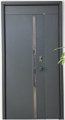 high quality single exterior security steel door