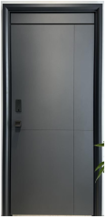 high quality single exterior security steel door