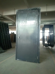 Acoustic steel door rubber sealed STC42 soundproof metal door