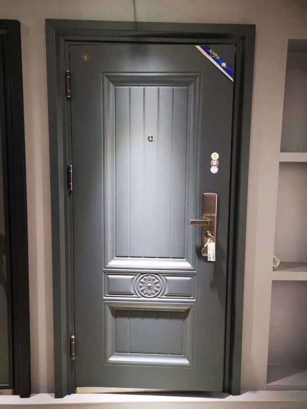 High Quality Single Exterior Steel Door Modern Entrance Front Security Door Villa Entry Steel Double Main Door for House