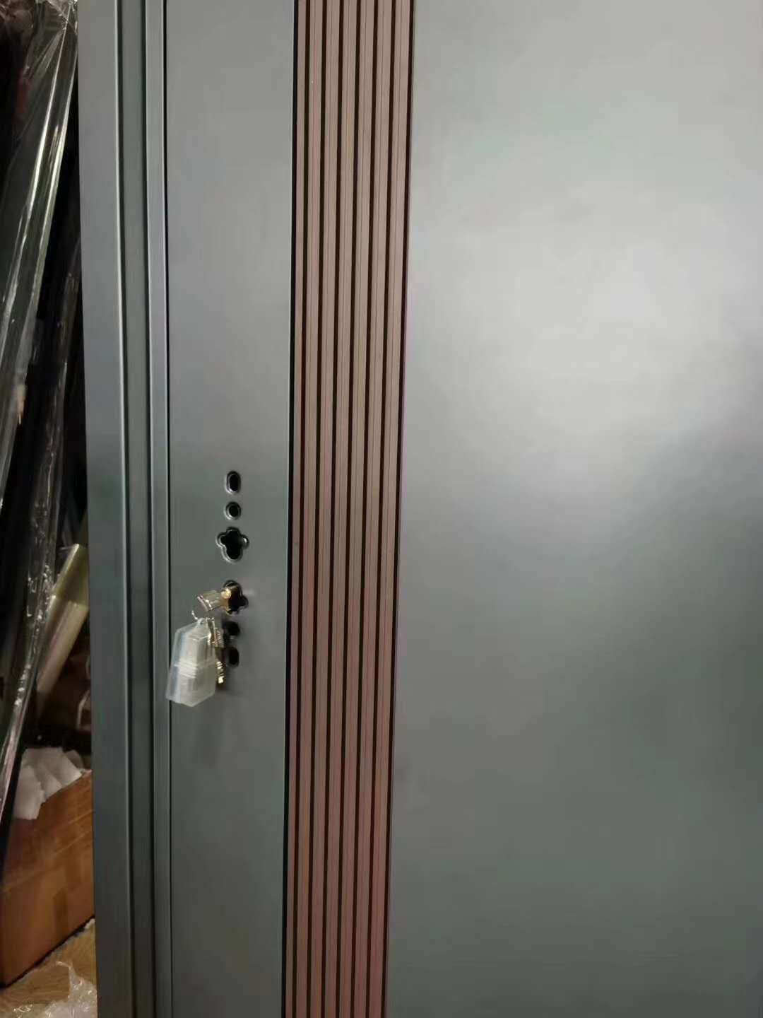 High Quality Single Exterior Steel Door Modern Entrance Front Security Door Villa Entry Steel Double Main Door for House