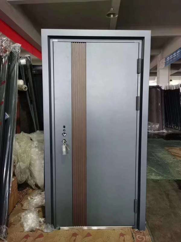 High Quality Single Exterior Steel Door Modern Entrance Front Security Door Villa Entry Steel Double Main Door for House