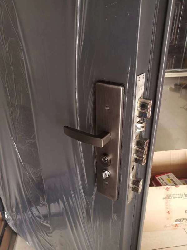 High Quality Single Exterior Steel Door Modern Entrance Front Security Door Villa Entry Steel Double Main Door for House