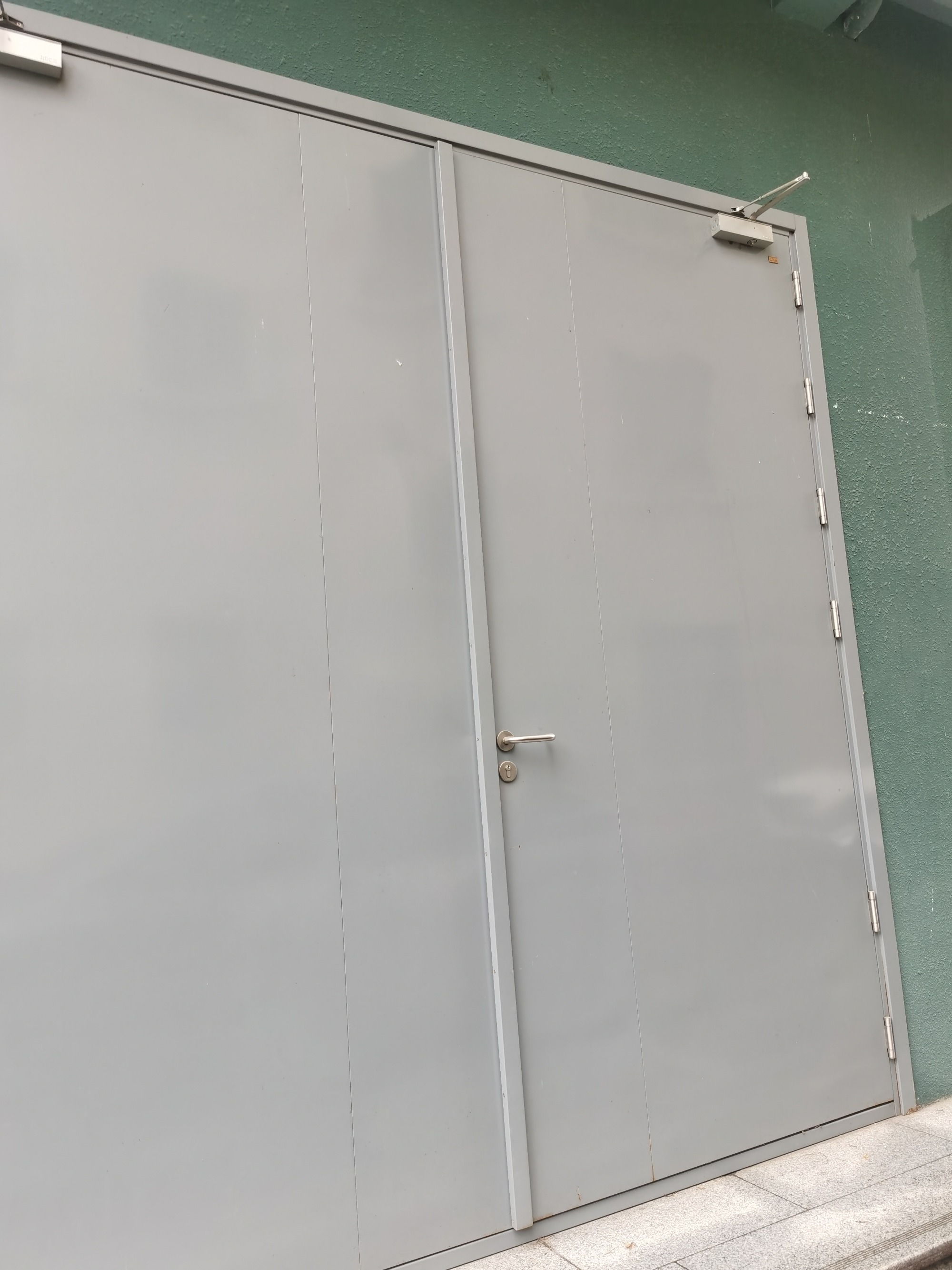 oversize fire rated steel door fireproof over size double metal door