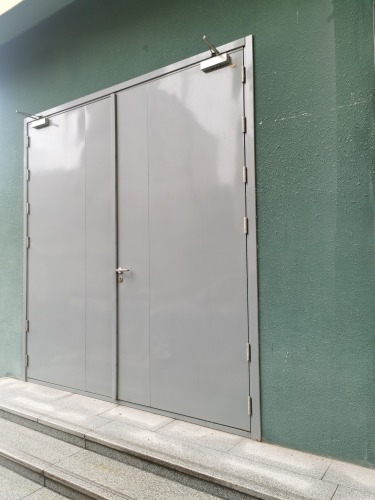 oversize fire rated steel door fireproof over size double metal door