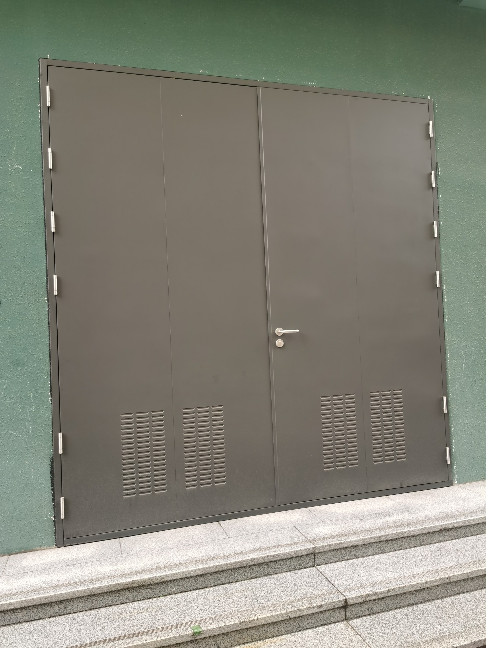 oversize fire rated steel door fireproof over size double metal door