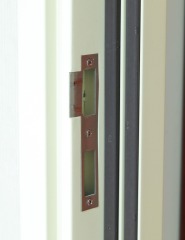 Acoustic 42dB flush metal door rubber sealed STC42 soundproof steel door