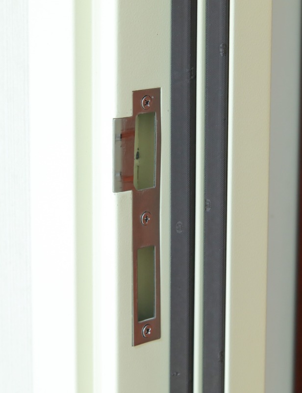 Acoustic 42dB flush metal door rubber sealed STC42 soundproof steel door