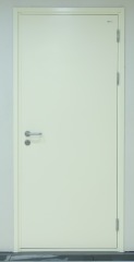 Acoustic 42dB flush metal door rubber sealed STC42 soundproof steel door