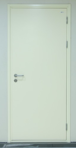 Acoustic 42dB flush metal door rubber sealed STC42 soundproof steel door