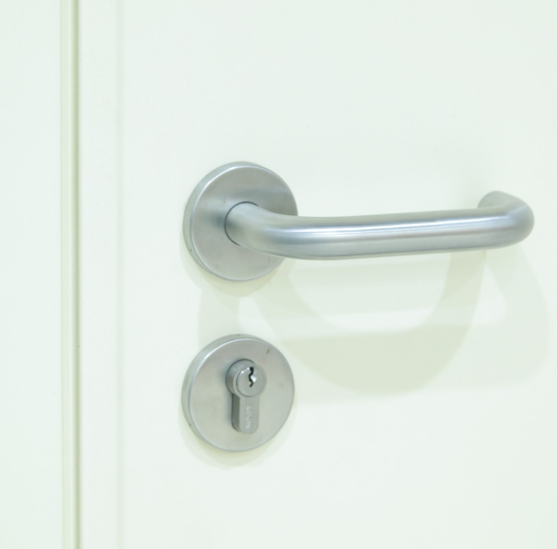 Acoustic 42dB flush metal door rubber sealed STC42 soundproof steel door