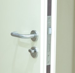 Acoustic 42dB flush metal door rubber sealed STC42 soundproof steel door