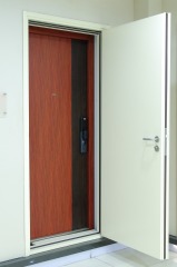 Acoustic 42dB flush metal door rubber sealed STC42 soundproof steel door