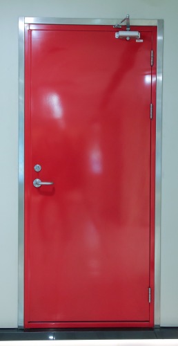 fire rated steel door with double color ul listed 2 hours fireproof door