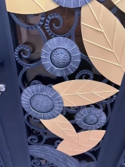 Wrought iron arch doors exterior iron door designs house wrought iron front door