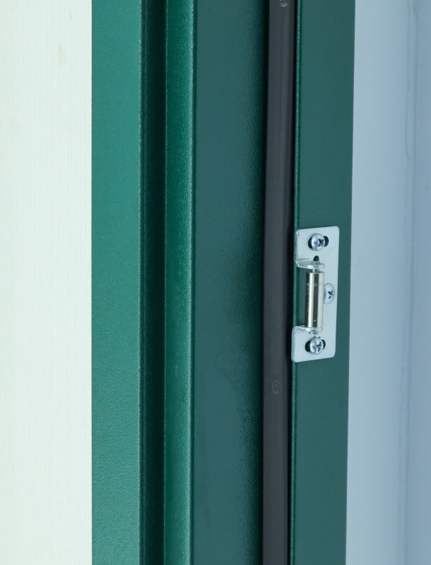 UL Certificated fire rated steel door with panic bar and trim 120 Minutes fireproof door